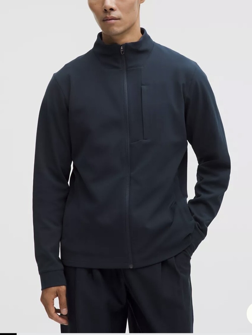 Lululemon Sojourn Men's Full-Zip Stand Collar Jacket - Dark Navy Sz.L